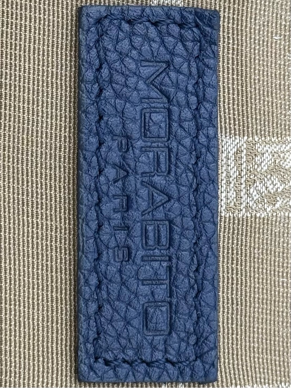 🐢MORABITO 1905 PARIS • DINA MM Bugatti 36 Bag in Blue Made in ITALY (Late Model) - Picture 15 of 16
